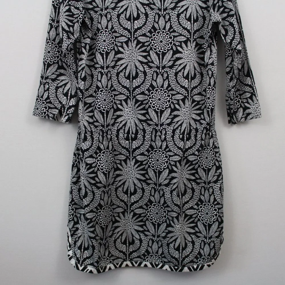 Hatley Black & White Drawstring Dress - Picture 12 of 16